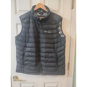 Columbia Omni Heat Puffer Vest Jacket Mens XL Zipper Pockets